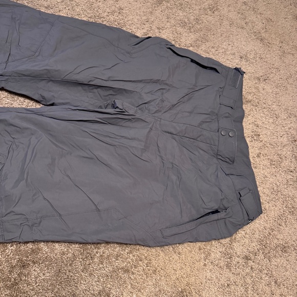 Columbia Snow Pants Mens XL Gray Lined Ski Outdoor Winter Bugaboo Omnitech Logo - Picture 7 of 15